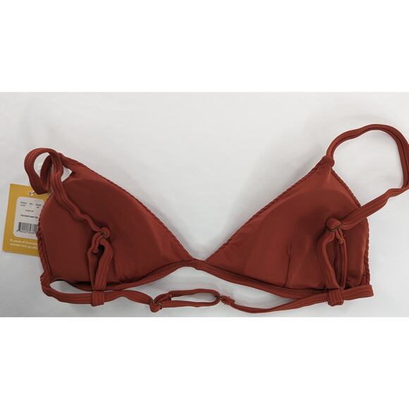 Andie Swim Red Claire Bikini Swim Top The Gold Coast - Picture 6 of 11